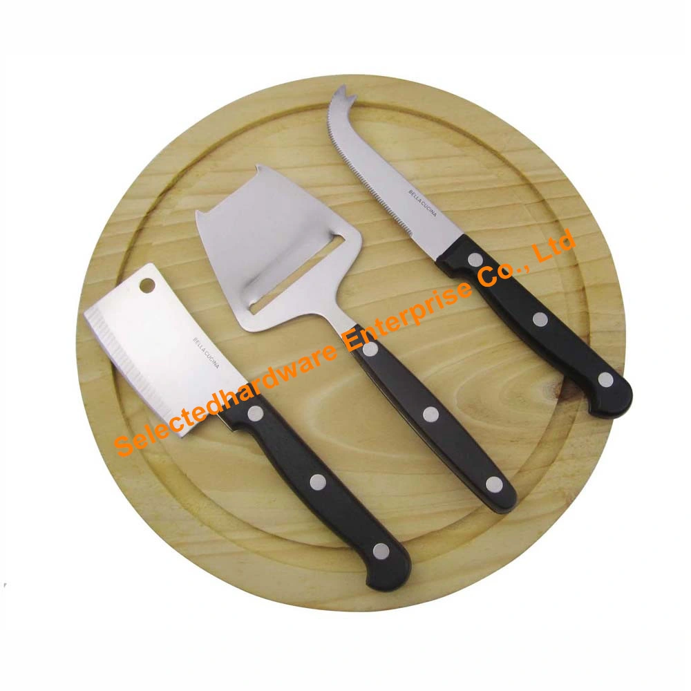 4PCS Cheese Plane Cheese Knife Set with Mini Cheese Cleaver Knife