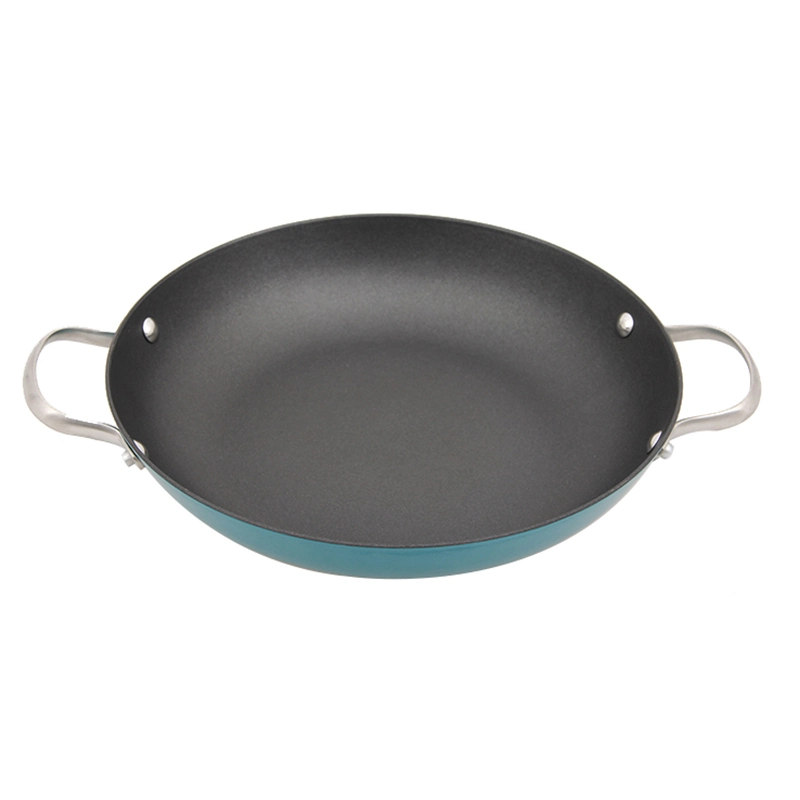 2PCS Hot Sale Cast Iron Enamel Nonstick Coating Casseroles Lightweight Cookware Flat Bottom Saucepan with Glass Lid