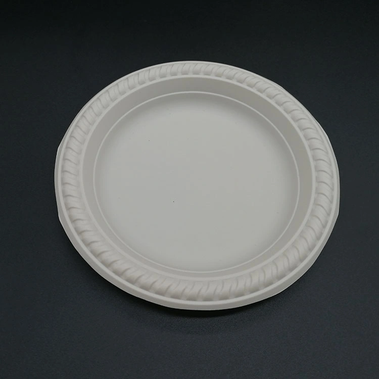 6 Inch Disposable Biodegradable Cornstarch Plate