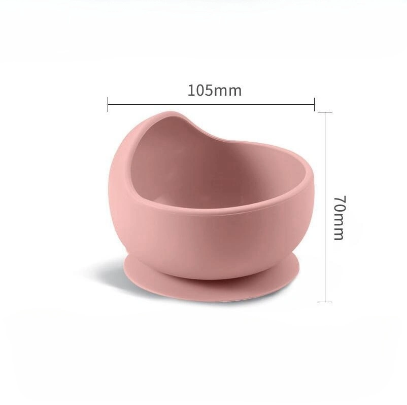Silicone Snail Bowl Children&prime;s Tableware Suction Cup Bowl