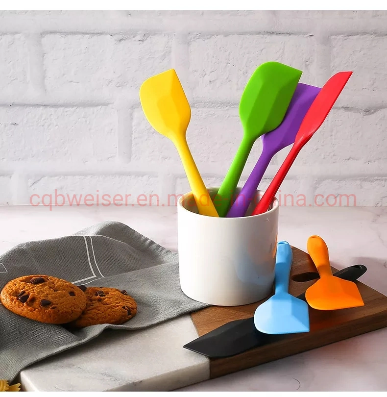 Cooking Heat-Resistant Butter Scraper Cake Baking Tool Cooking Silicone Utensil