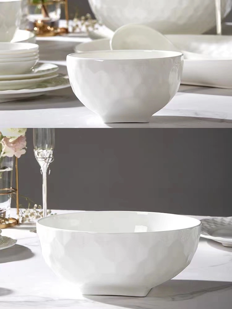 Wholesale Grey Round Shape Porcelain Pet Bowl Ceramic 3 PCS Bowl Set with Air-Tight Lid Stoneware 3PCS Tableware Set High Quality 930ml/540ml/290ml Dinnerware