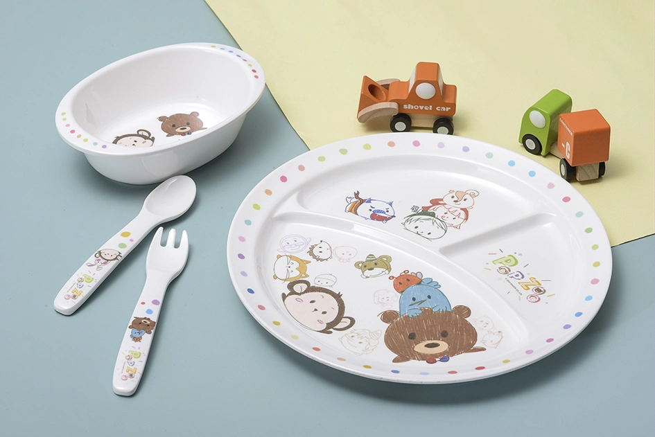 Melamine Tableware Cartoon Series Children&prime;s Tableware Small Bowl Family Melamine Bowl