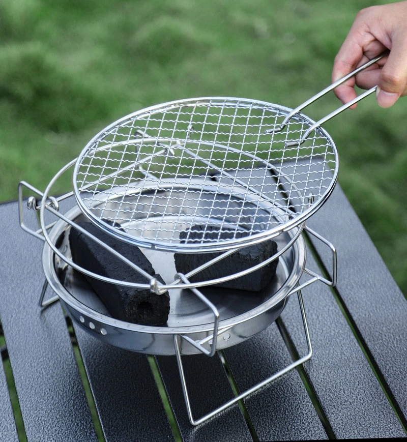 Hot Selling Stainless Steel Cookware Set Portable Kitchenware Outdoor Camping Picnic Casserole Pots and Pans Set