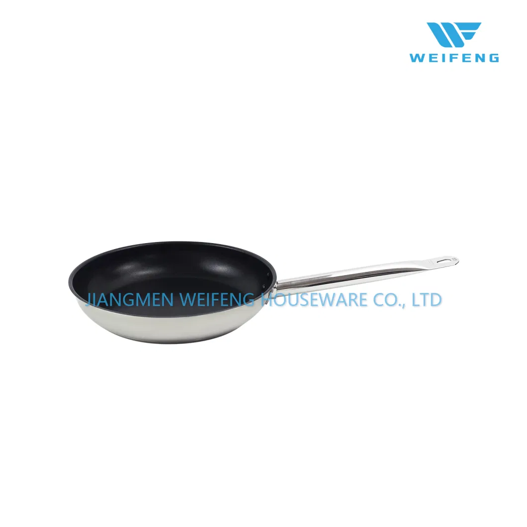 Black Non-Stick Coating Frying Pan-Stainless Steel Cookware Set