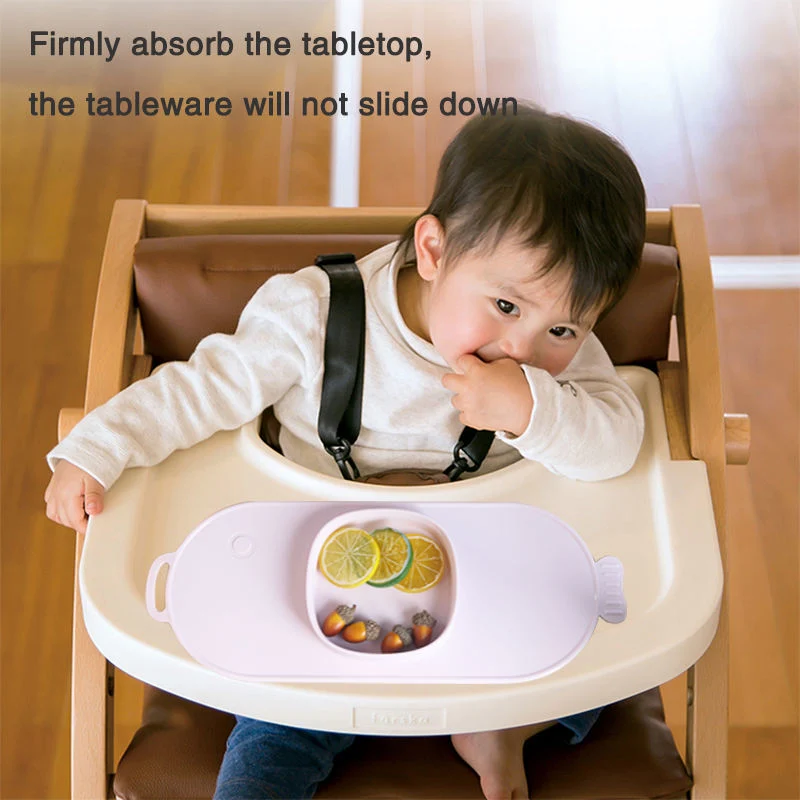 Luxury Child Silicone Kids Baby Feeding Bowl Place Mat Dining Table Placemat