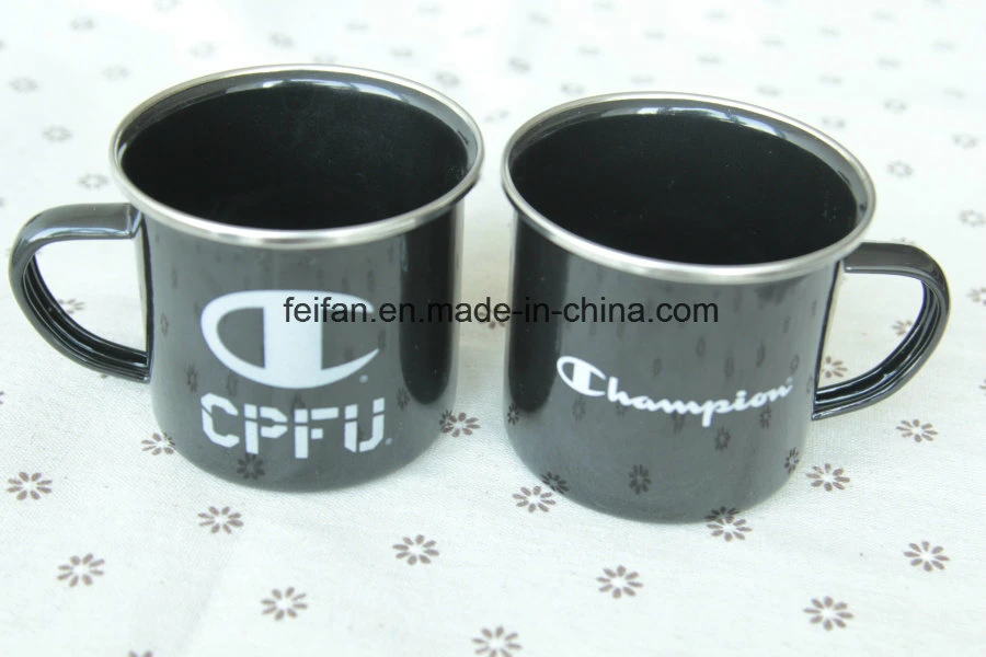 High Quality Logo Customized Enamel Coffee Cup/Mug