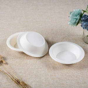 650ml 500ml 350ml Biodegradable Bagasse Bowl Disposable Tableware