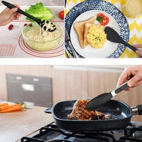 Wholesale Kitchen Cooking Tools Silicone Kitchen Utensils Set