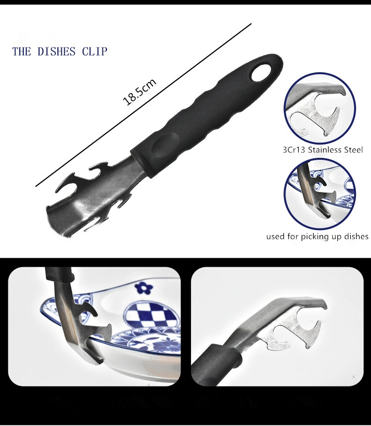 Plastic Handle Stainless Steel Slicer Chef Cutter Kitchen Knife Set