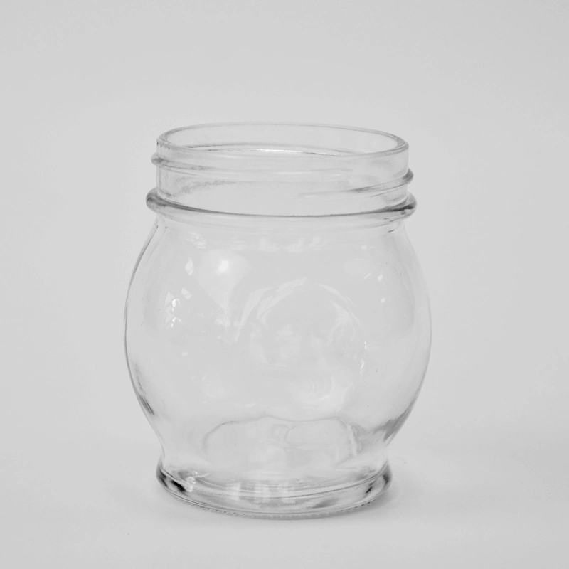 Jam Honey Round Food Packaging Clear Glass Storage