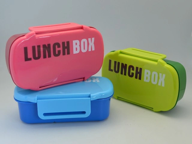 Kitchenware Tableware Safe Plastic Food Container Packaging Box Lunch Box and Water Bottle Set