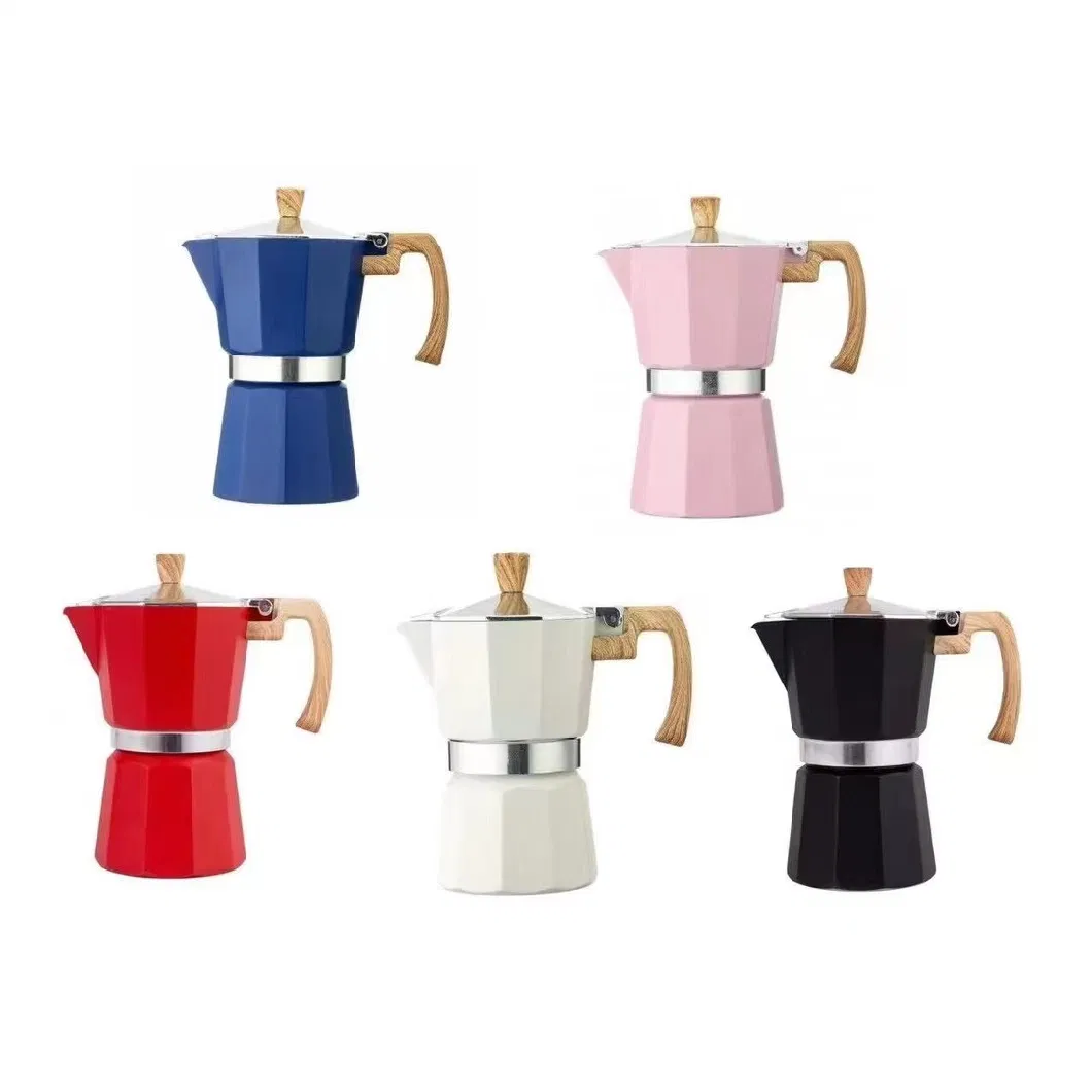 Coffee Maker 1cup 2cup 3cup6cup Moka Coffee Maker Espresso Stainless Steel Moka Pot Black Home Camping Hiking Stainless Steel Espresso Classic