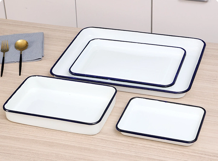 Healthy Rectangular Shaped Bakeware Casserole Dish Ceramic Oven Baking Pan Set