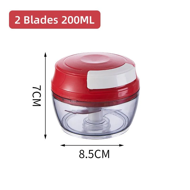 Kitchenware Gadget Mini 200ml Vegetable Slicer Fruit Processor Food Vegetable Manual Chopper