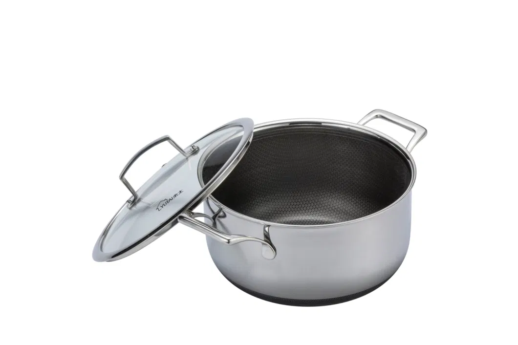 Hot Sales Stainless Steel Non-Stick Coating Double Layers Soup Pot