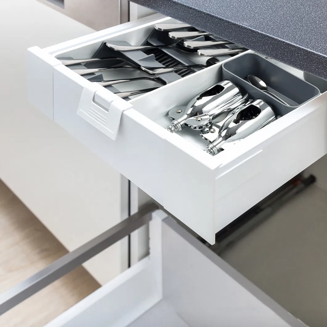 Adjustable Plastic Cabinet Expandable Drawer Storage Organizer Tray Kitchen Utensils