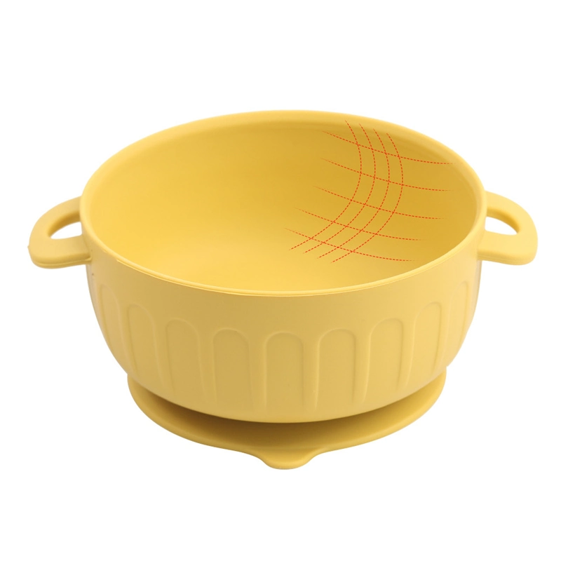 New Arrival Dinnerware Strong Suction Bowl 100% Food Grade Silicone Baby Bowl Set