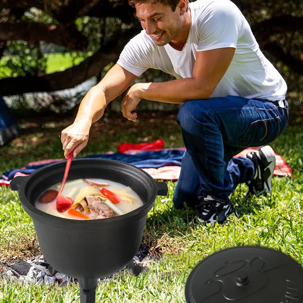 out Door Camping Cast Iron Cookware Set Cast Iron Cookware Pot