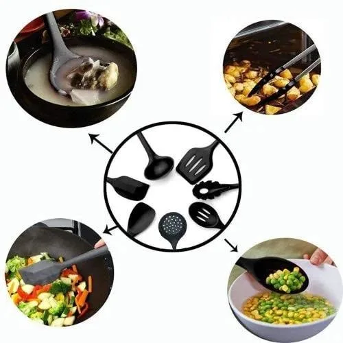 Wholesale Kitchen Cooking Tools Silicone Kitchen Utensils Set