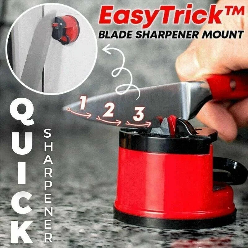 DS-9905 Kitchen Manual Pocket Sharpening Tool Mini Professional Knife Sharpener with Suction Pad - 5 Seconds Quick Knife Sharpener