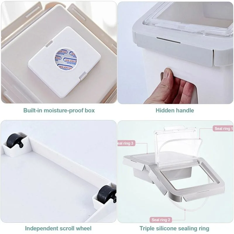 Wholesale Multi-Functional Pet Food Storage Box - Insect-Proof, Moisture-Proof, Sealable Dog and Cat Food Container