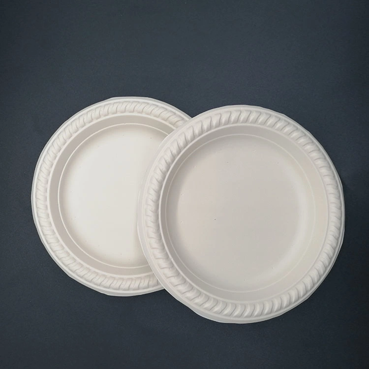 6 Inch Disposable Biodegradable Cornstarch Plate