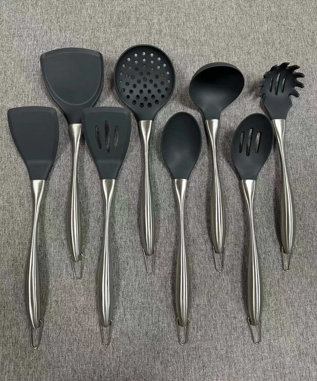 Manufacturer Eco Friendly 8PCS Kitchen Aid Accessories Spatula Silicone Utensils Set