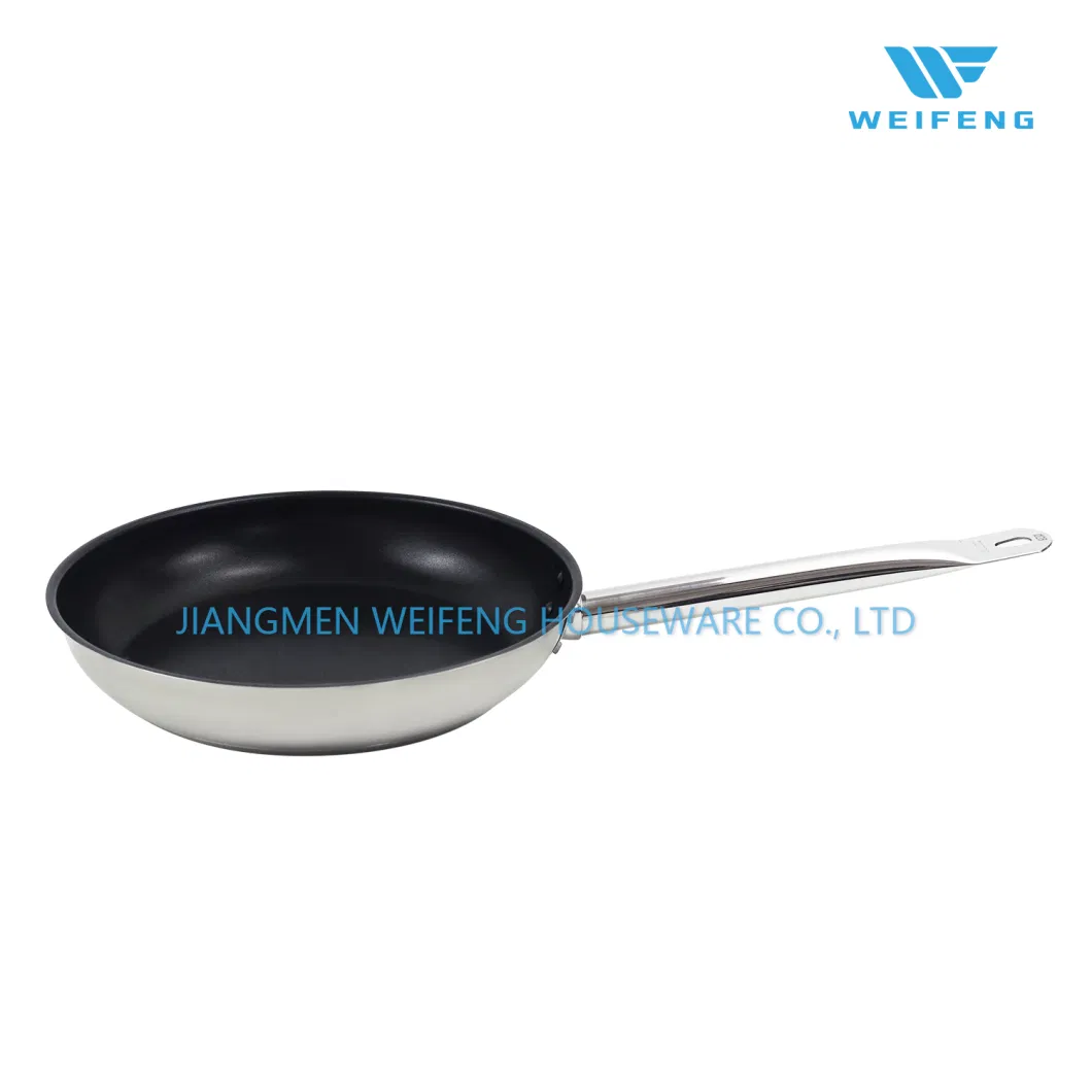 Black Non-Stick Coating Frying Pan-Stainless Steel Cookware Set