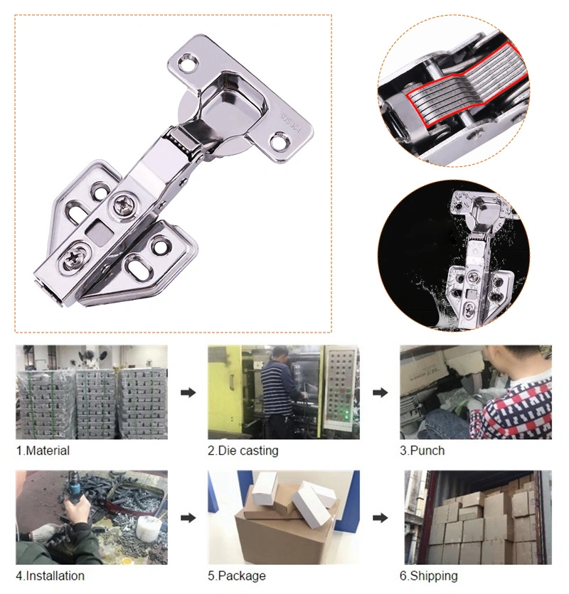 Cabinet Hinge Repair Plate Kit with Hole and Screws Stainless Concealed Kitchen Cupboard Hinge Repair Brackets