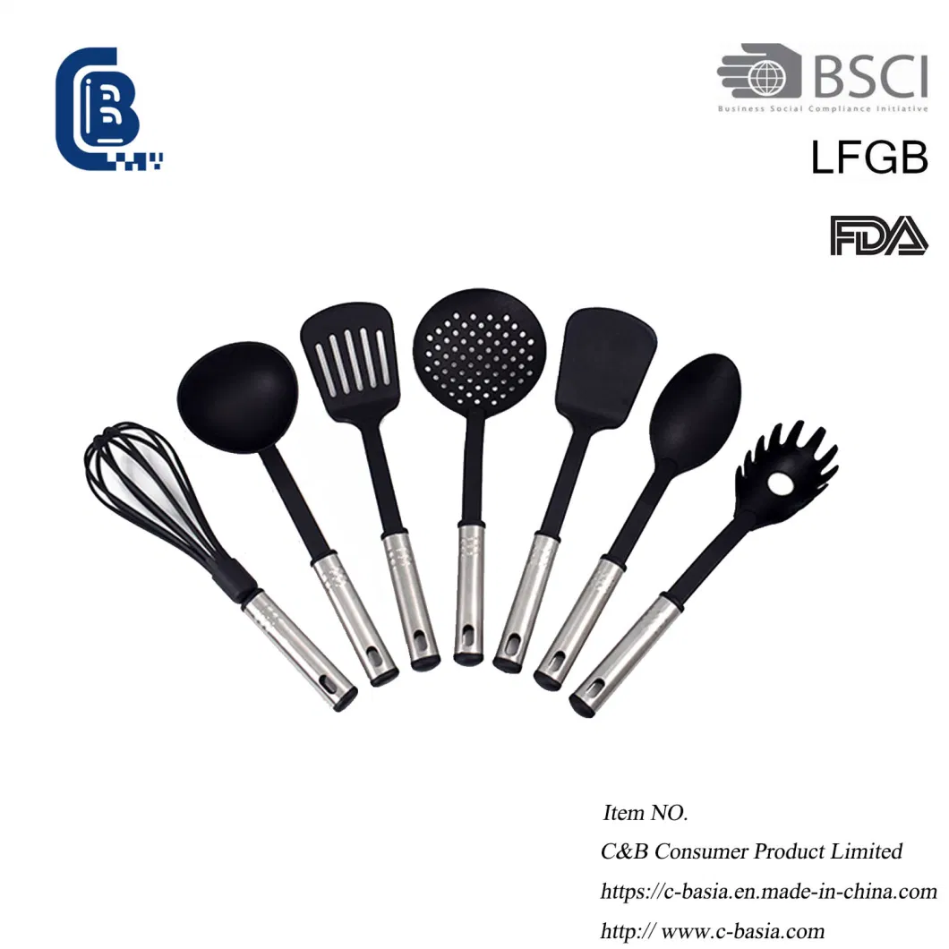Hot Selling 7PCS Kitchenware Set, Non-Stick Kitchen Cooking Utensils, Kitchen Accessories, Color Customized