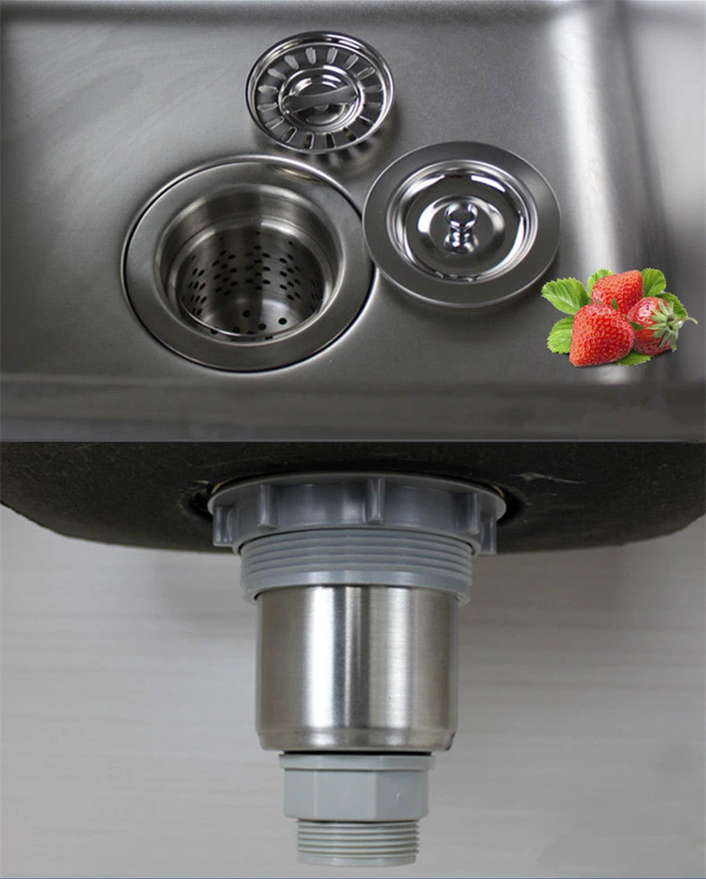 Kitchen 110 mm/114 mm Round Stainless Steel Sink Strainer Drain Sink Drainer