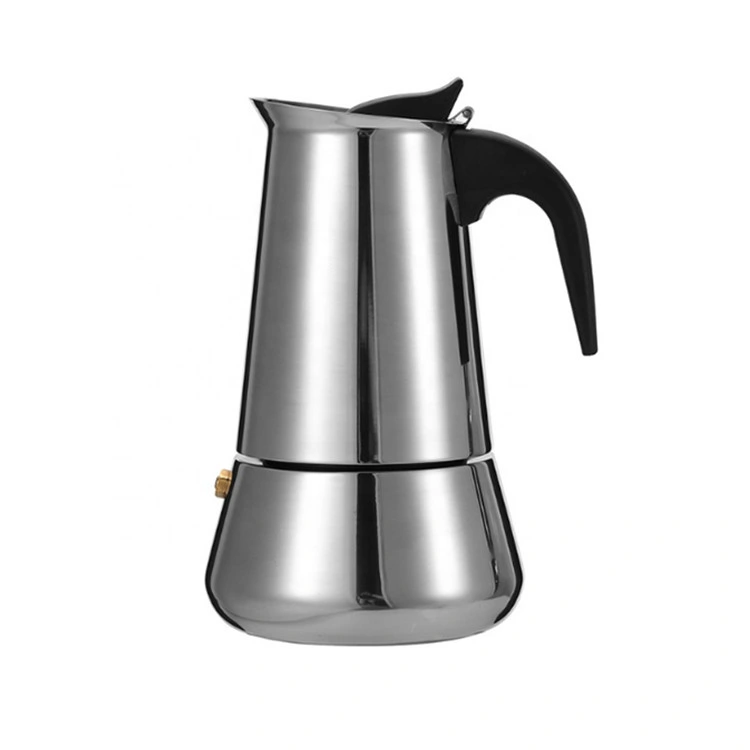 2023 4cup Moka Coffee Maker Espresso Stainless Steel Moka Pot