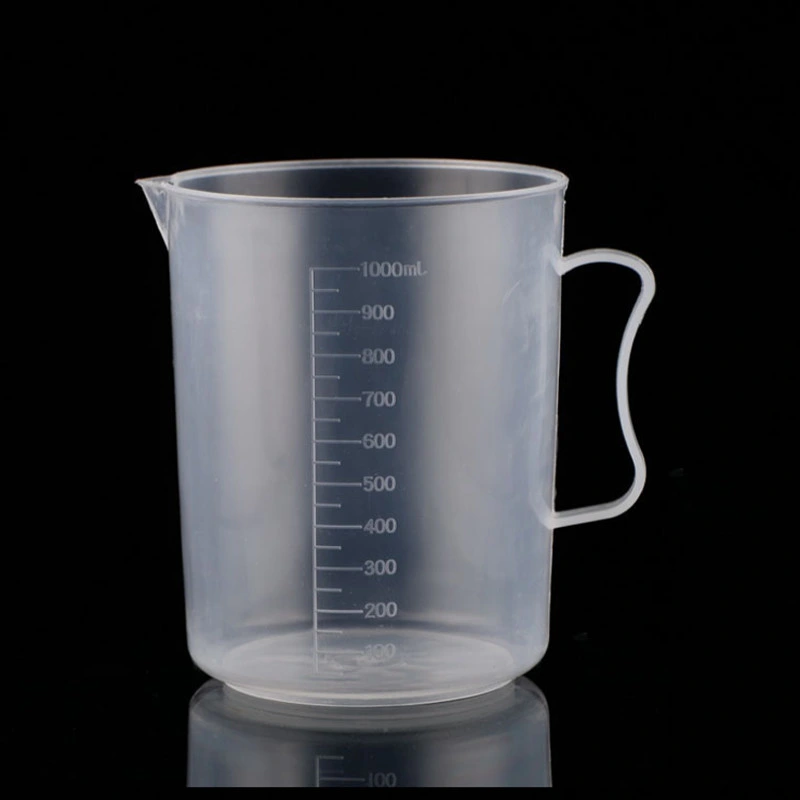 100ml Laboratory Plastic PP Measuring Cups Bakery with Measurement