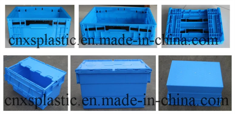 Folding Plastic Storage Bin / Container for Auto Industry Use