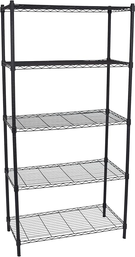 Kitchen Food Storage Heavy Duty Wire Shelving Unit Shelves Storage Rack Metal Trolley