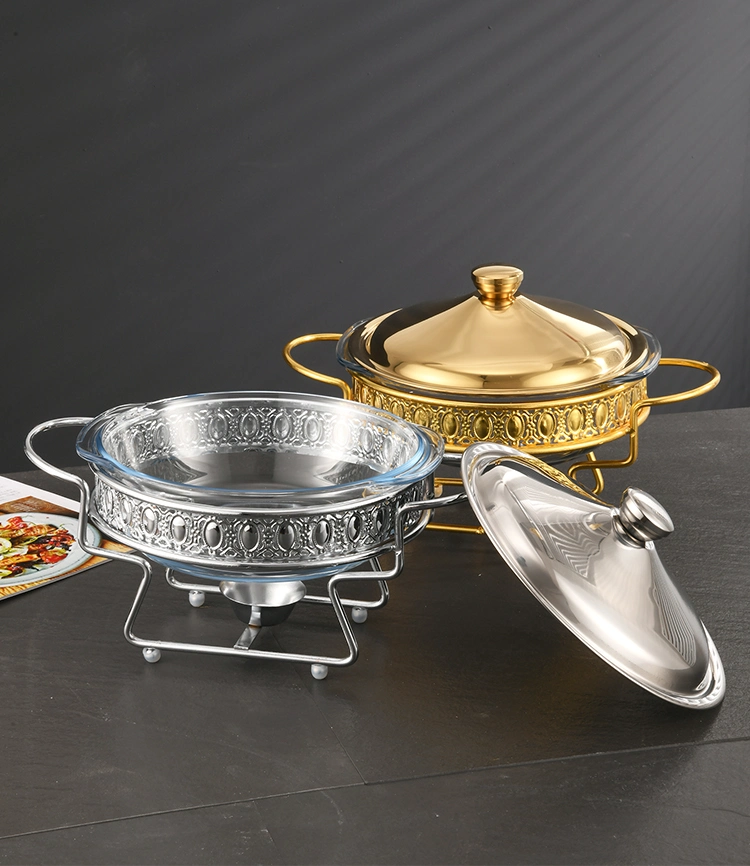 Manufacturer Activity Price Buffet Stove 2.0L Round Luxury Chafing Dish
