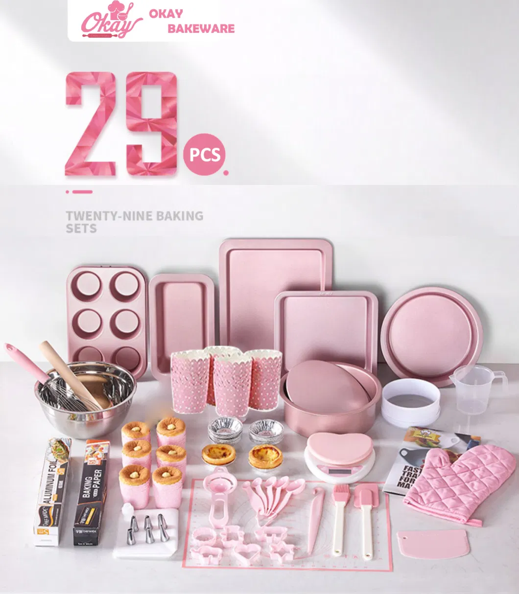 Okay 25PCS Basic Home Kitchen Bakeware Set