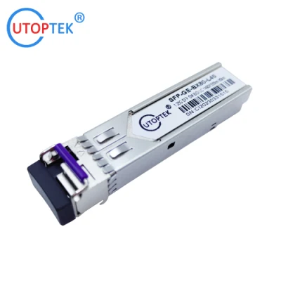 80km SFP Module 1.25g Gigabyte SFP Transceiver Single Mode Fiber 1490/1550nm