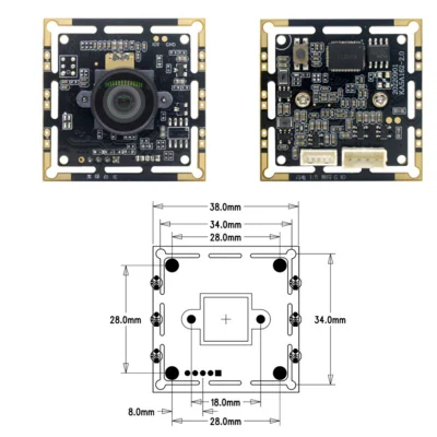 5MP Global Shutter Camera Module USB External Trigger Capture High-Speed Motion Photography&Assembly Line Detection