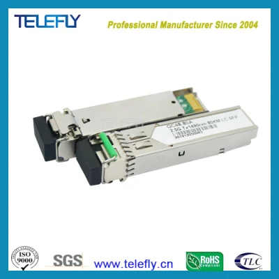 High Speed 80km Single Fiber Optic Module 2.5g