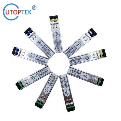 Hot Sale 1.25g Sm Lh 10km/20km SFP 1310nm LC Ddm Optical Fiber Transceiver SFP Module for Cisco/Huawei