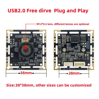 5MP Global Shutter Camera Module USB External Trigger Capture High-Speed Motion Photography&Assembly Line Detection