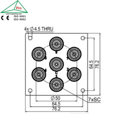 Sp6t Stainless Steel Passivated Coaxial RF Electromechanical Relay Switch with N Type Connector DC - 12.4G Latching