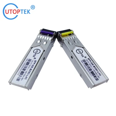 80km SFP Module 1.25g Gigabyte SFP Transceiver Single Mode Fiber 1490/1550nm