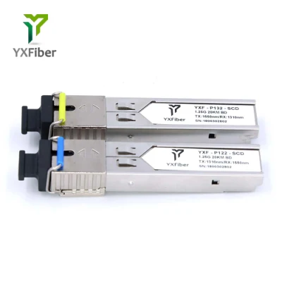 1.25g-SFP-20km Compatible with Cisco Network Switch Sc Connector SFP Transceiver