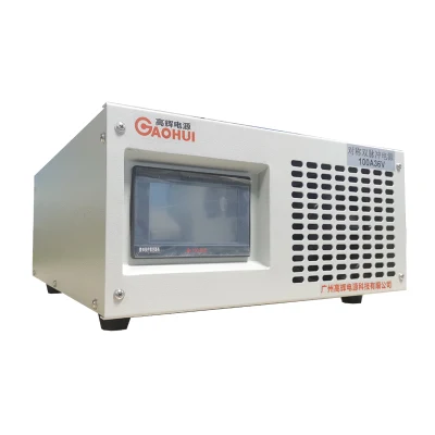 100A36V High Frequency Symmetrical Pulse DC Rectifier for Metal Plating with Touch Screen