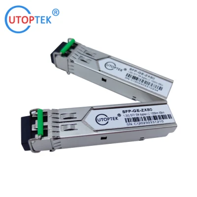 Compatible Cisco/Huawei 850 1310 1550nm 10 20 40 60 80 100 120km 1.25g SFP Fiber Transceiver Module