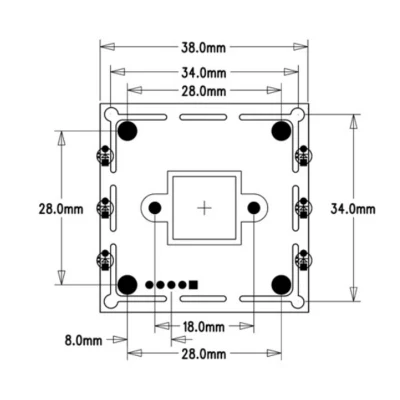 2MP USB Free Drive Global Exposure Camera Module 4: 3 Picture High-Speed Capture&Pipeline Detection