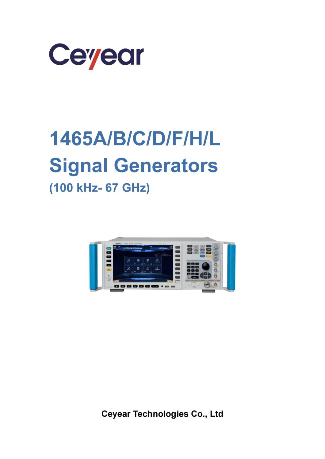 China Ceyear1465c D F H L 100kHz-67GHz 1W 20GHz 150dB Signal Generator